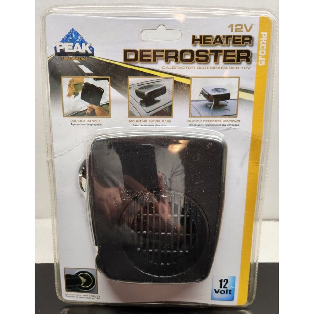 Peak 12V Heater & Defroster With Swivel‎ Base And Pop Out Handle
